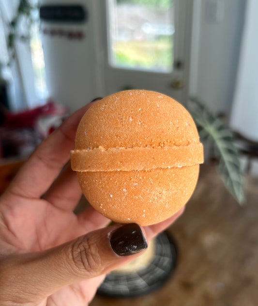 Pumpkin Spice bath bomb